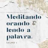 Meditando, orando & lendo a palavra - Salmo 1 | Rev. Hilder Stutz