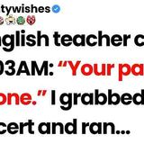 My teacher called_ _Your parents aren_t coming back. Pack a bag and meet me outside._ So I did