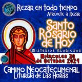 SANTO ROSARIO DE HOY, MIERCOLES 30 DE OCTUBRE DEL 2024 🌹 MISTERIOS GLORIOSOS. Rosario a la Virgen María.🌹