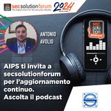 Antonio Avolio di AIPS a secsolutionforum 2024