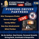 136 LIVE:  Be An Author, Real Estate, Personal Growth, Giving Back & Gratitude