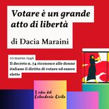 10 marzo 1946 - Primo voto alle donne