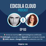 E[93] L'AI entra nelle norme UNI – Accordo tra Anthropic e SpaceX – Trimestrali: AWS, Azure e Google accelerano
