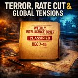 Weekly Intelligence Brief: Terror in Australia, Fed Rate Cut & Rising Global Tensions (Dec 7–15)
