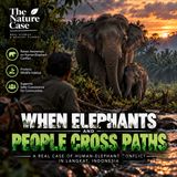 When Elephants and People Cross Paths