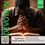 MGD: Quiet Time - Proper Attitude