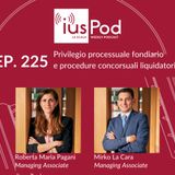 EP. 225 - Privilegio processuale fondiario e procedure concorsuali liquidatorie