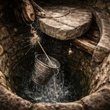 Stone lid slides inward