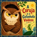 A Coruja Sábia e o Gafanhoto Cantor ｜【Fábula】