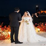 نارين تتأثر وتذرف الدموع خلال حفل زفافها على البحر 😭👰‍♀️💍🌊