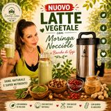 Vuoi fare un latte vegetale fatto in caso nocciole e moringa? Ti spiego come fare