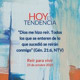 Reír para vivir ~ Devocional de Jóvenes ~ 25 de octubre 2025