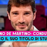 Stefano De Martino, Conduttore Rai: Ecco Il Suo Titolo Di Studio!