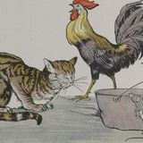 De Kat, de Haan en de jonge Muis | Aesopus Fabels