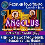 ANGELUS DE HOY VIERNES 11 DE ABRIL 2025, 🙏ORACION A NUESTRA MADRE 🌹LA VIRGEN MARIA 🙏.