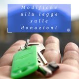 Modifiche alla norma sulle donazioni: la nuova legge 182/2025