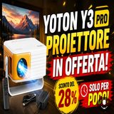 Yoton Y3 proiettore, il mini cinema in offerta