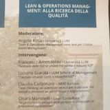 Lean & Operation Management: Alla Ricerca Della Qualità