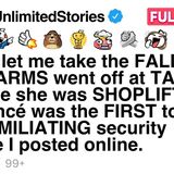 My SIL let me take the FALL when the ALARMS went off because she was SHOPLIFTING.