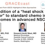 Can addition of a "heat shock protein inhibitor" to standard chemo improve outcomes in advanced NSCLC?