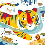 ¿Por qué a los gatos no les gusta el agua y por qué a los tigres les encanta nadar?