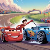 🏎️Rayo McQueen y el Gran Desafío del Valle Curvo 🏁