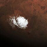 New research finds lake under the Martian ice cap now unlikely