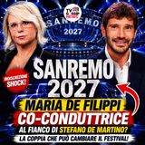 Stefano De Martino verso Sanremo 2027 con Maria De Filippi: l’ipotesi scuote la tv
