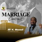 Marriage contracts by Mr K. Masedi