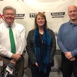 Lisa McGuire with Open Window Marketing and Paul Purcell with InfoQuest