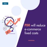 PIM will reduce ecommerce fixed costs