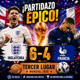🏅 Inglaterra 6-4 Francia | Partido ÉPICO por el Tercer Lugar del Mundial 2026