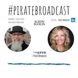 Join Alison Bucklin on the #PirateBroadcast