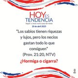 ¿Hormiga o cigarra? ~ Devocional de Jóvenes ~ 20 de abril 2025