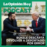 Nayib Bukele descarta frente a Trump retornar a Kilmar Ábrego García a EE.UU.