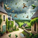 Tu as déjà entendu parler de la pluie de grenouilles ?