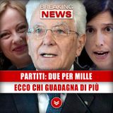 Partiti, Due Per Mille: Ecco Chi Guadagna Di Più!