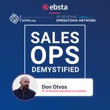 This Sales Ops Legend Was Acquired Three Times (SAP, Microsoft, Salesforce) with Don Otvos, VP Revenue Operations at LeanData