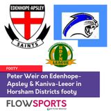 They meet at last - Peter Weir previews Edenhope-Apsley vs Kaniva-Leeor in Horsham District Football