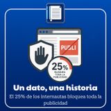 Un dato, una historia. El 25% de los internautas bloquea toda la publicidad