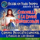 CORONILLA A LA DIVINA MISERICORDIA DE HOY. MIERCOLES 23 DE JULIO 2025. 🙏  REZAR EN TODO TIEMPO.     