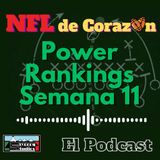 Power Rankings semana 11 NFL 2023