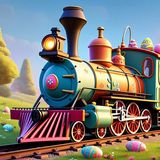 Kids Sleep Meditation EASTER EGG TRAIN 🐰 😴 Children_s Bedtime Story to Fall AsleeP