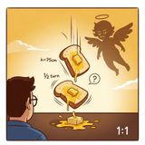 La ley de la tostada: por qué la mantequilla siempre mira al suelo