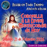🔴Coronilla a la Divina Misericordia de Hoy Sábado 21 de Febrero 2026. 🙏