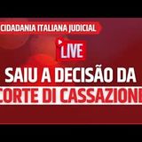 DECISÃO DA CORTE DI CASSAZIONE (CIDADANIA ITALIANA JUDICIAL)