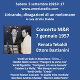 Liricando divagazioni di un melomane - Renata Tebaldi e Ettore Bastianini