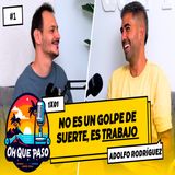 Adolfo Rodríguez. "Soy muy feliz en el equipo de Mediaset." OQP01 T1X01