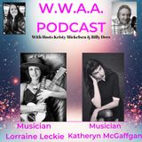 Musicians Lorraine Leckie and Katheryn McGaffgan