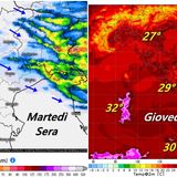 Previsioni 16-18 settembre, prima la variabilità poi arriva il caldo fuori stagione